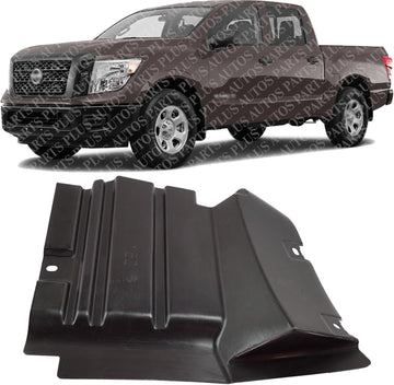 Front Section Fender Liner Left Driver Side Direct Replacement Compatible With 2017-2019 Nissan Titan NI1248176 63845EZ40B