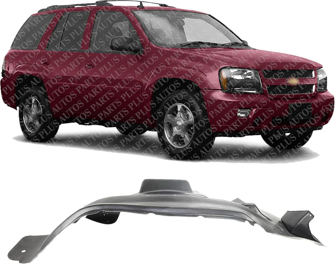 Front Fender Liner Right Passenger Side Direct Replacement Compatible With 2002-2009 Chevrolet Trailblazer/GMC Envoy GM1249127 15165308