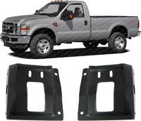 Set of 2 Front Bumper Mounting Plate Bracket Right Passenger & Left Driver Side Direct Replacement Compatible with 2008-2010 Ford F-Series Super Duty FO1066173 FO1067173 8C3Z17B985A