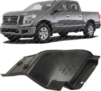 Front Section Fender Liner Left Driver Side Direct Replacement Compatible With 2016-2021 Nissan Titan XD NI1248171 63845EZ00A