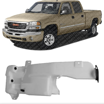 Rear Washer Reservoir Tank & Cap With Wiper Direct Replacement Compatible With 2000-2006 Chevrolet Tahoe GM1288103 12487671