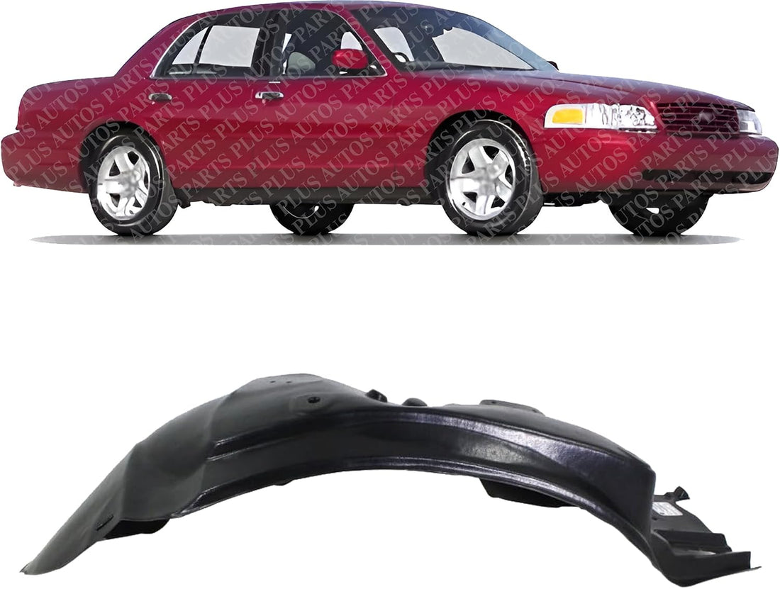 Front Fender Liner Right Passenger Side Direct Replacement Compatible With 1995-2002 Ford Crown Victoria/Mercury Grand Marquis FO1247110 F8AZ16054AA