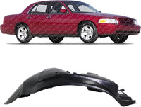 Front Fender Liner Right Passenger Side Direct Replacement Compatible With 1995-2002 Ford Crown Victoria/Mercury Grand Marquis FO1247110 F8AZ16054AA