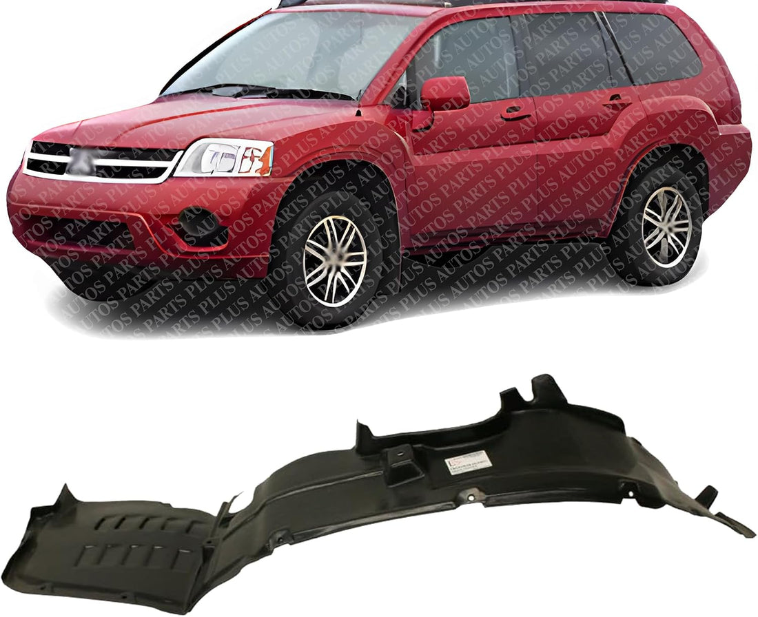 Front Fender Liner Left Driver Side Direct Replacement Compatible With 2004-2005 Mitsubishi Endeavor MI1250108 MN150587