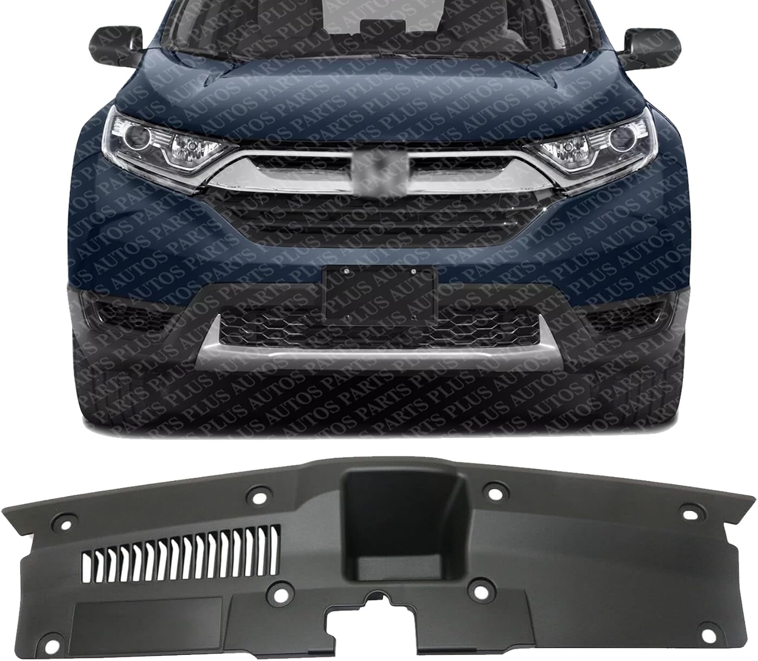 Front Radiator Support Upper Cover Plastic Direct Replacement Compatible With 2017-2019 Honda CR-V HO1224112 71125TLAA00