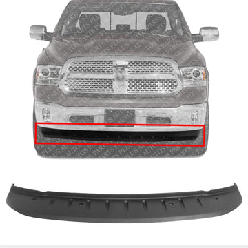Front Bumper Lower Valance Air Dam Primed Direct Replacement Compatible With 2009-2018 Dodge Ram 1500 CH1090133 55112616AA