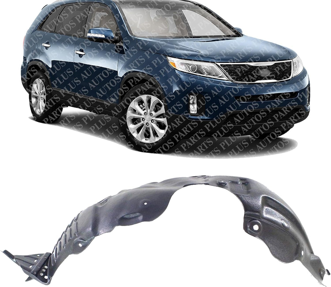 Front Fender Liner Right Passenger Side Direct Replacement Compatible With 2014-2015 Kia Sorento KI1249138 868201U500