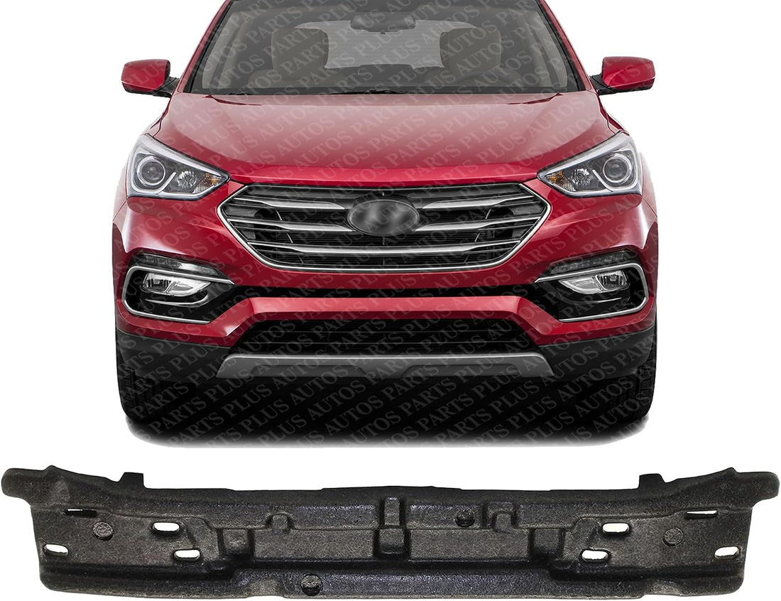 Front Bumper Impact Absorber Direct Replacement Compatible With 2017-2018 Hyundai Santa Fe Sport HY1070165 865204Z500