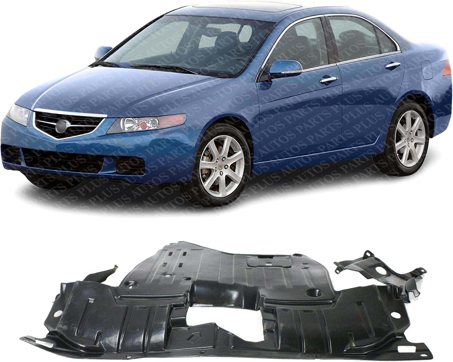 Front Engine Splash Shield Under Cover Direct Replacement Compatible with 2004 Acura TSX AC1228101 74111SEAE02