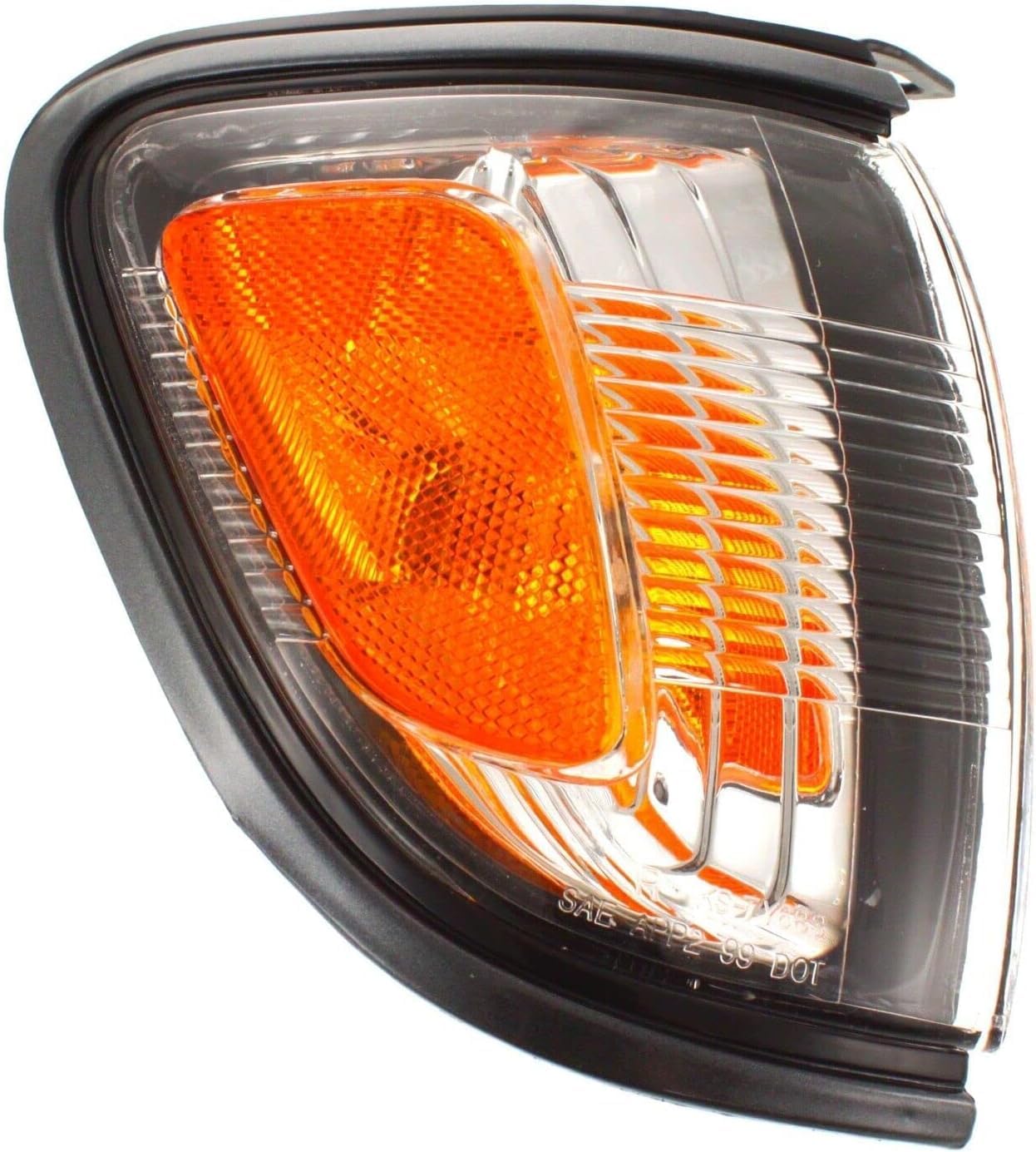 Set Of 2 Front Corner Light Assembly Plastic Left Driver & Right Passenger Side Direct Replacement Compatible With 2001-2004 Toyota Tacoma TO2521160 TO2520160 8161004070 8162004070