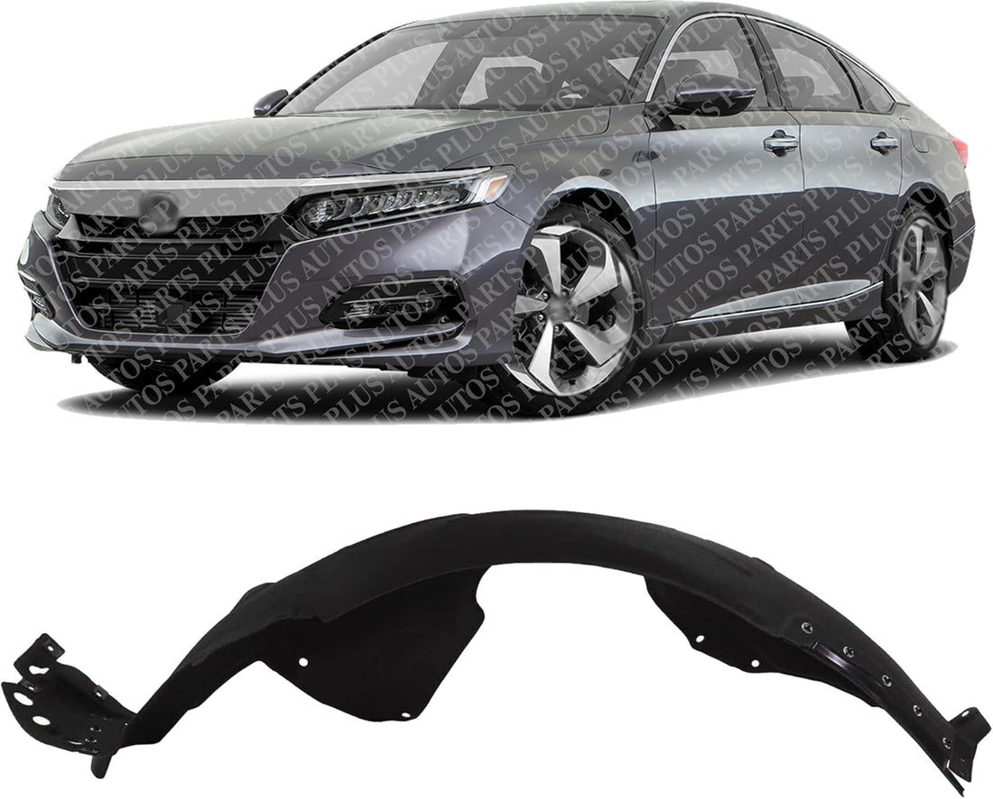 Front Fender Liner Left Driver Side Direct Replacement Compatible With 2018-2022 Honda Accord HO1248180 74150TVAA00