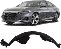 Front Fender Liner Left Driver Side Direct Replacement Compatible With 2018-2022 Honda Accord HO1248180 74150TVAA00