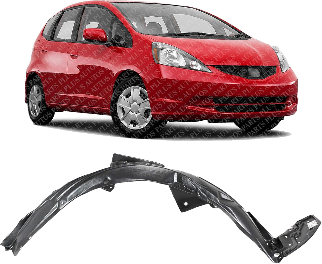 Front Fender Liner Right Passenger Side Direct Replacement Compatible With 2009-2014 Honda Fit HO1249132 74100TK6A52