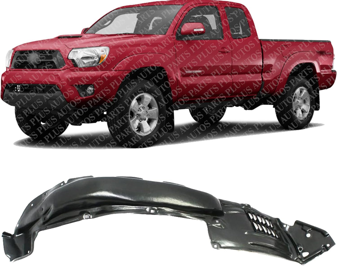 Front Fender Liner Left Driver Side Direct Replacement Compatible With 2012-2015 Toyota Tacoma TO1248175 5380604020