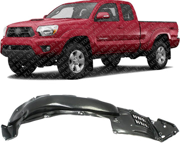 Front Fender Liner Left Driver Side Direct Replacement Compatible With 2012-2015 Toyota Tacoma TO1248175 5380604020