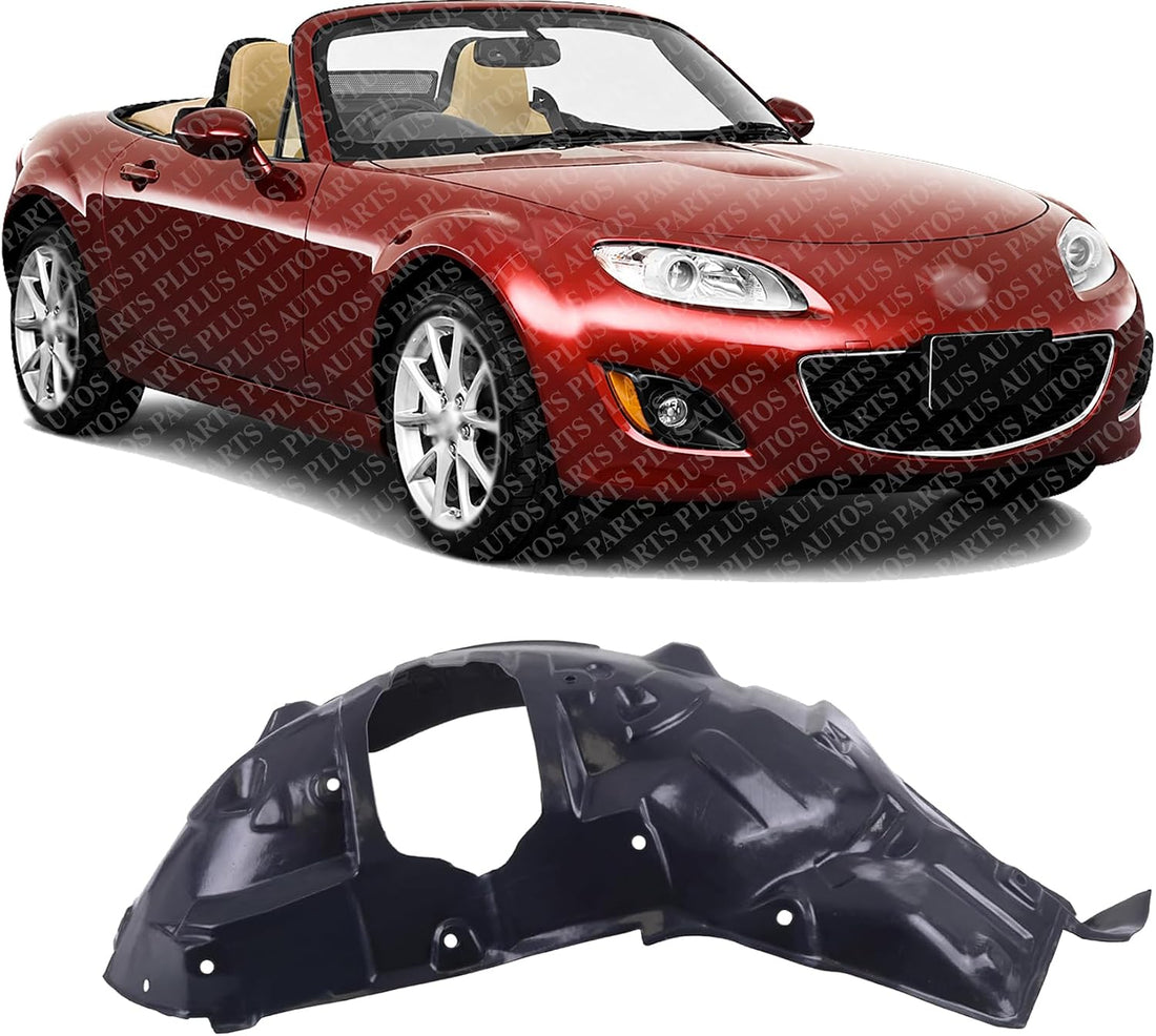 Front Fender Liner Rear Section Right Passenger Side Direct Replacement Compatible With 2006-2015 Mazda MX-5 Miata MA1251103 NE5156130J