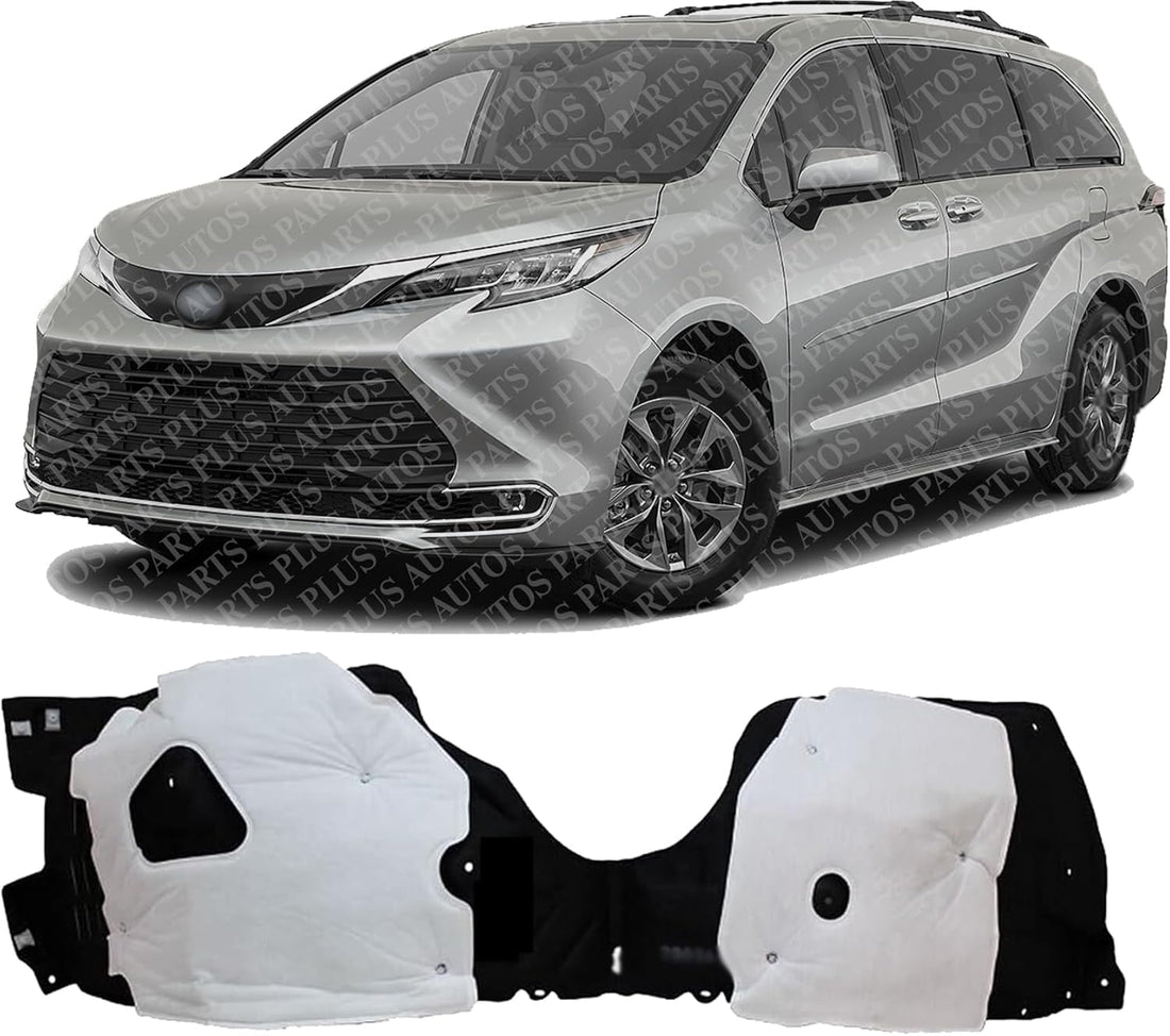 Front Fender Liner Left Driver Side Direct Replacement Compatible With 2021-2023 Toyota Sienna TO1248248 5380608061 5380608062