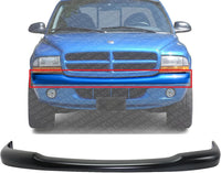 Front Bumper Face Bar Primed Steel Without Brackets Direct Replacement Compatible With 1997-2004 Dodge Dakota / 1998-2000 Durango 55255845-PFM