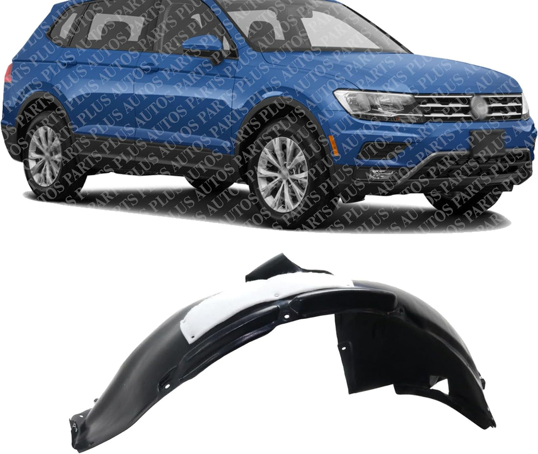 Front Fender Liner Right Passenger Side Direct Replacement Compatible With 2018-2021 Volkswagen Tiguan VW1249143 5NA805912AF
