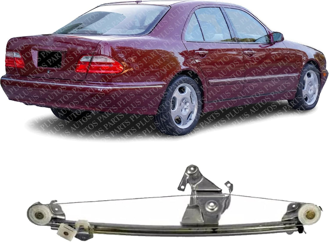 Rear Window Power Regulator Without Motor Right Passenger Side Direct Replacement Compatible with 2000-2003 Mercedes Benz E-Class MB1551104 2107301646