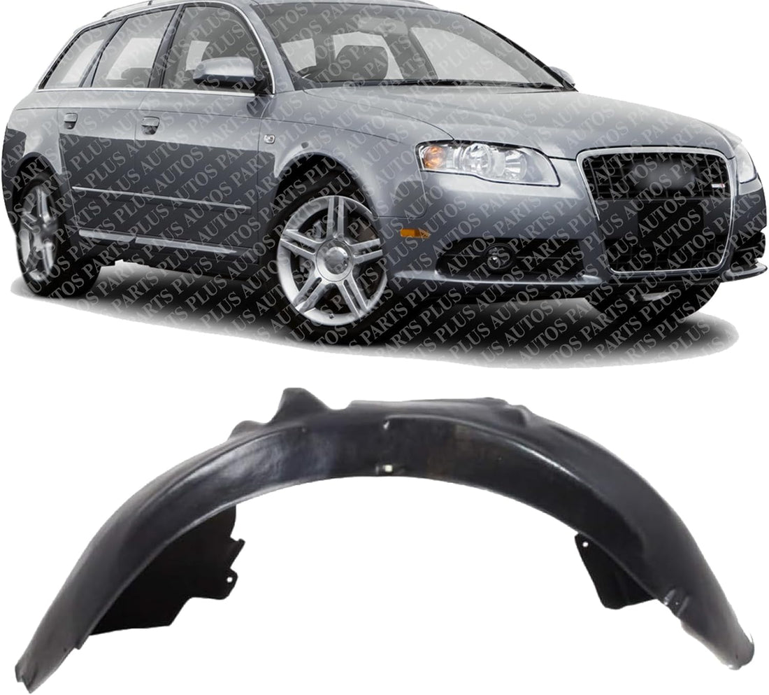 Front Fender Liner Right Passenger Side Direct Replacement Compatible With 2002-2009 Audi S4 / 2007-2009 A4 AU1251106 8E0821172C