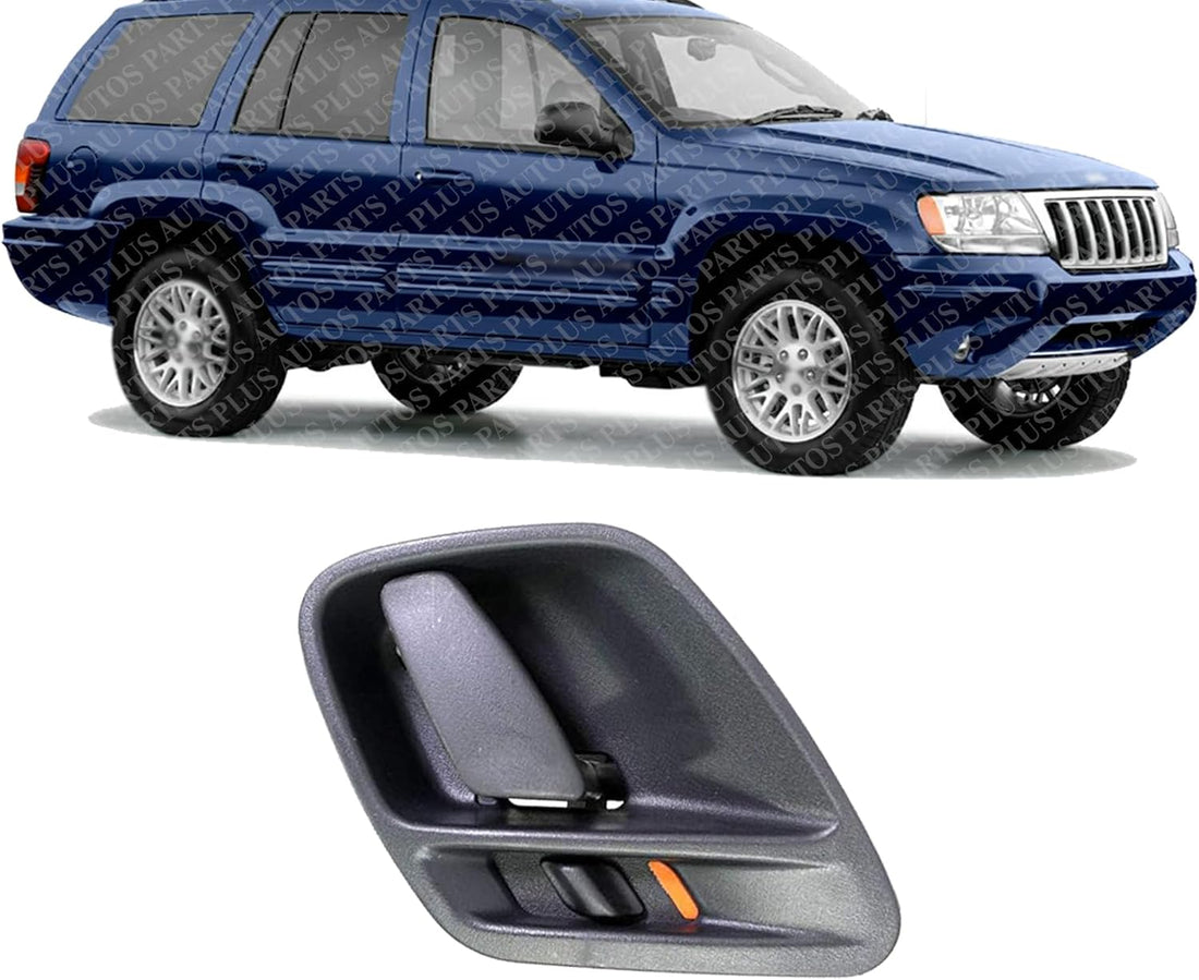 Front Or Rear Interior Door Handle Right Passenger Side Direct Replacement Compatible with 1999-2004 Jeep Grand Cherokee CH1353131 5FX721AZAC