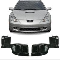 Set of 2 Front Engine Splash Shield Under Cover Left Driver & Right Passenger Side Direct Replacement Compatible with 2000-2005 Toyota Celica TO1228132 TO1228133 5140920120