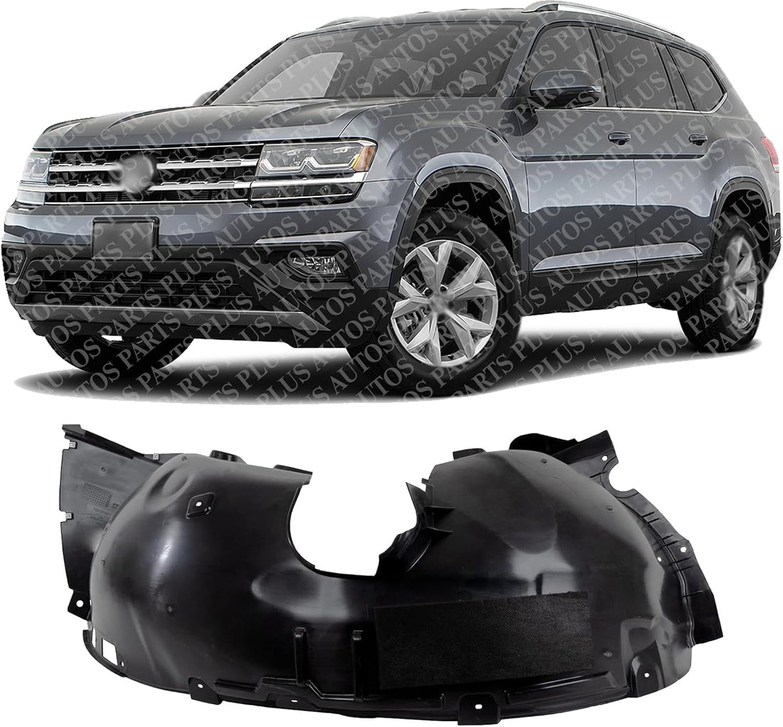 Front Fender Liner Left Driver Side Direct Replacement Compatible With 2018-2023 Volkswagen Atlas / 2020-2023 Cross Sport VW1248151 3CN805911D