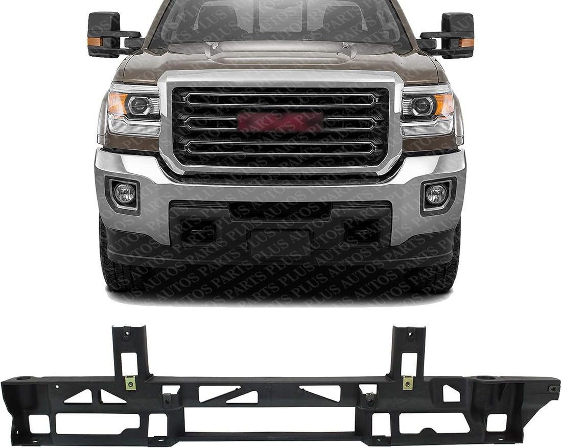 Front Radiator Support Bracket Plastic Direct Replacement Compatible with 2015-2019 Chevrolet Silverado / Gmc Sierra 2500 / 3500 GM1225365 23379154