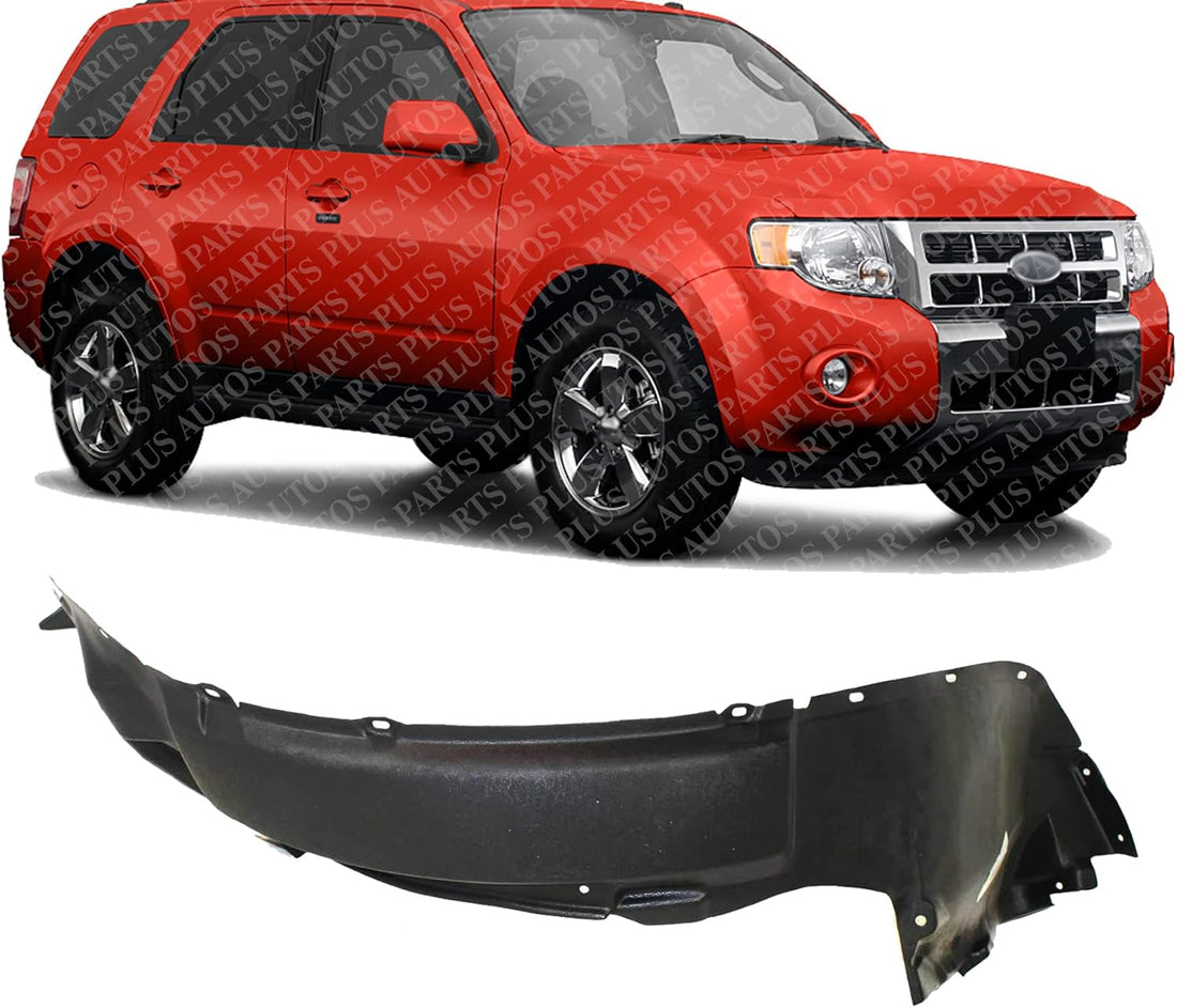 Front Upper Section Fender Liner Right Passenger Side Direct Replacement Compatible With 2008-2012 Ford Escape / 2008-2011 Mercury Mariner FO1249126 8L8Z16102B