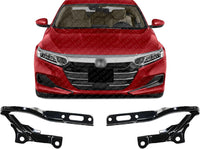 Set Of 2 Front Hood Hinge Steel Left Driver & Right Passenger Side Direct Replacement Compatible With 2018-2022 Honda Accord HO1236160 HO1236159 60120TVAA00ZZ 60170TVAA00ZZ