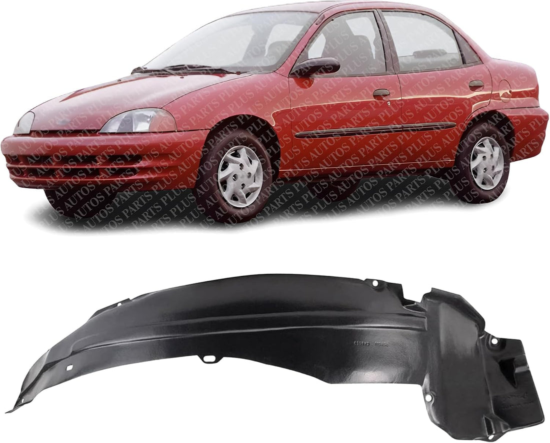 FRONT FENDER LINER LH Left Driver Side Direct Replacement For METRO 95-01 GM1248141
