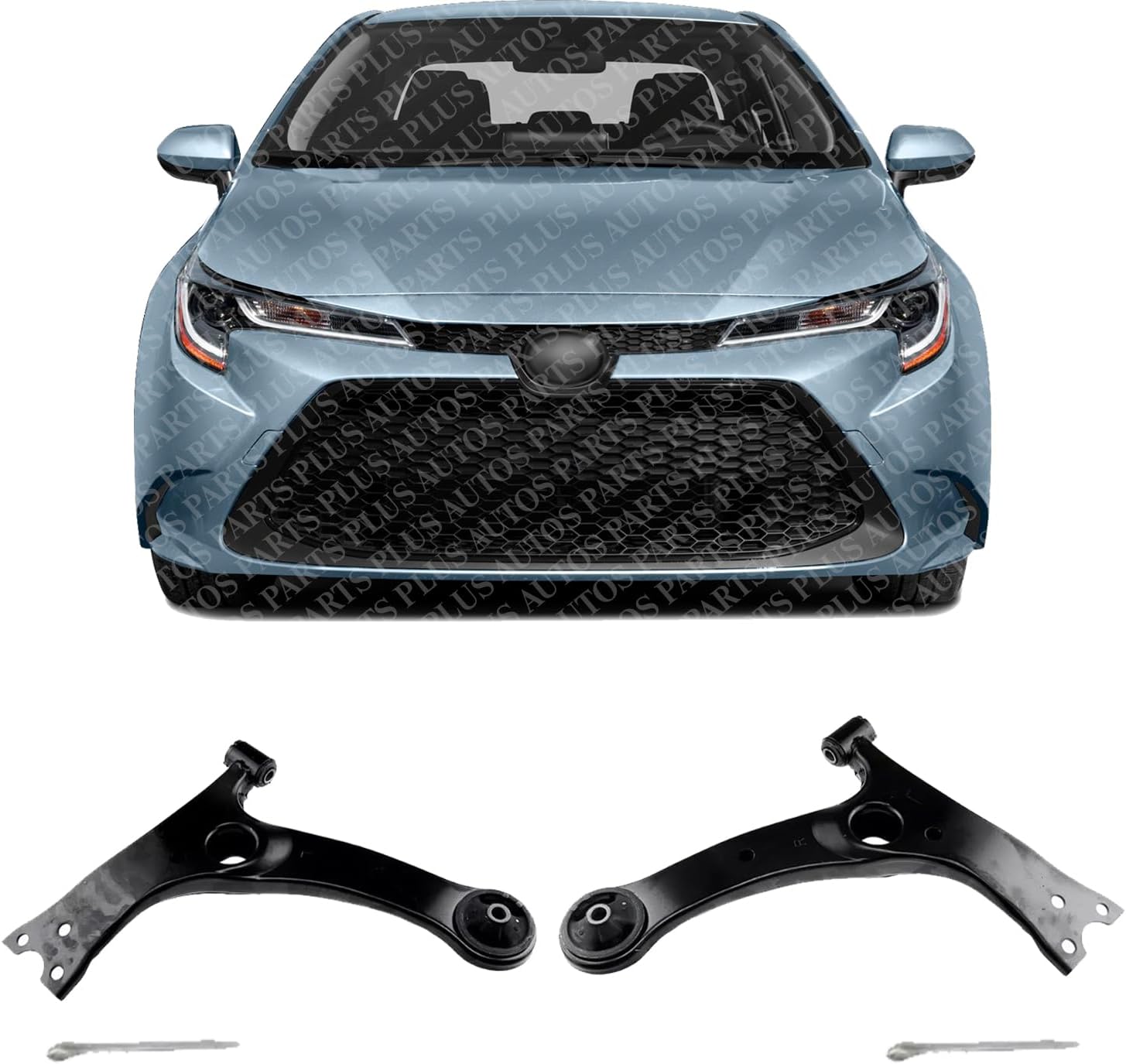 Set Of 2 Front Lower Control Arm With Ball Joint Left Driver & Right Passenger Side Direct Replacement Compatible With 2014-2022 Toyota Corolla 4806802300 4806902300