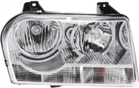 Set Of 2 Front Headlight Assembly Right Passenger & Left Driver Side Direct Replacement Compatible With 2005 2007 2008 Chrysler 300 4805756AH-PFM 4805756AI-PFM 4805757AH-PFM