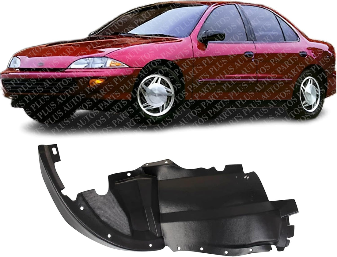 Front Section Fender Liner Left Driver Side Direct Replacement Compatible With 1995-1999 Chevrolet Cavalier GM1248114 22659743