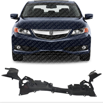 Front Engine Splash Shield Direct Replacement Compatible with 2012-2015 Honda Civic / 2013-2015 Acura ILX HO1228136 74111TR3A00