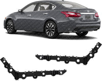 Set Of 2 Rear Bumper Bracket Plastic Right Passenger & Left Driver Side Direct Replacement Compatible With 2016-2018 Nissan Altima NI1143104 NI1142104 852209HS0A 852219HS0A