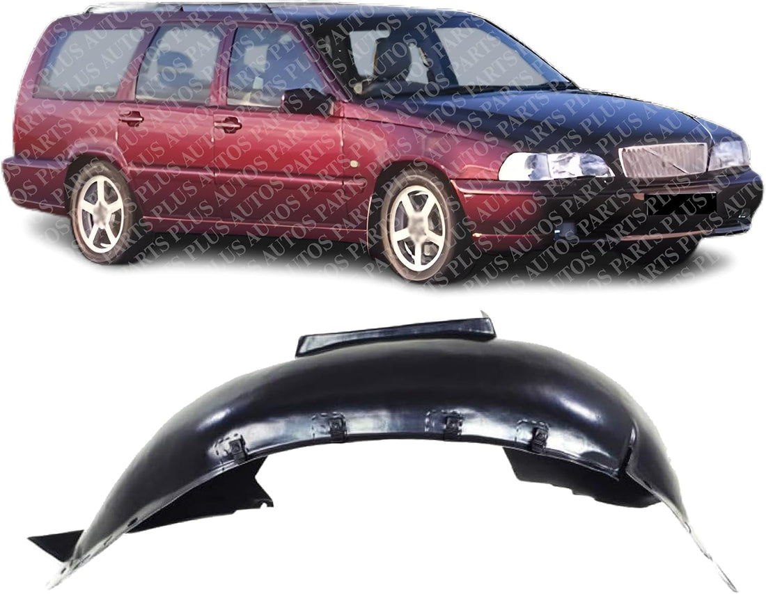 Front Fender Liner Right Passenger Side Direct Replacement Compatible With 1998-2003 Volvo V70 / 1998-2000 S70 VO1249109 91526848