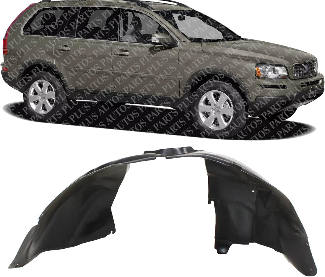 Front Fender Liner Right Passenger Side Direct Replacement Compatible With 2003-2014 Volvo XC90 VO1249111 313537094