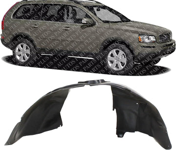 Front Fender Liner Right Passenger Side Direct Replacement Compatible With 2003-2014 Volvo XC90 VO1249111 313537094