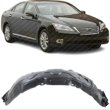 Front Fender Liner Vacuum Form Right Passenger Side Direct Replacement Compatible With 2010-2012 Lexus ES350 LX1249114 5387533180