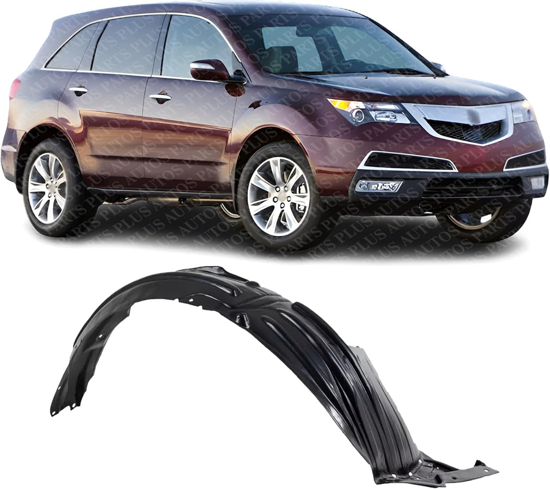 Front Fender Liner Right Passenger Side Direct Replacement Compatible With 2007-2013 Acura MDX AC1249123 74101STXA00