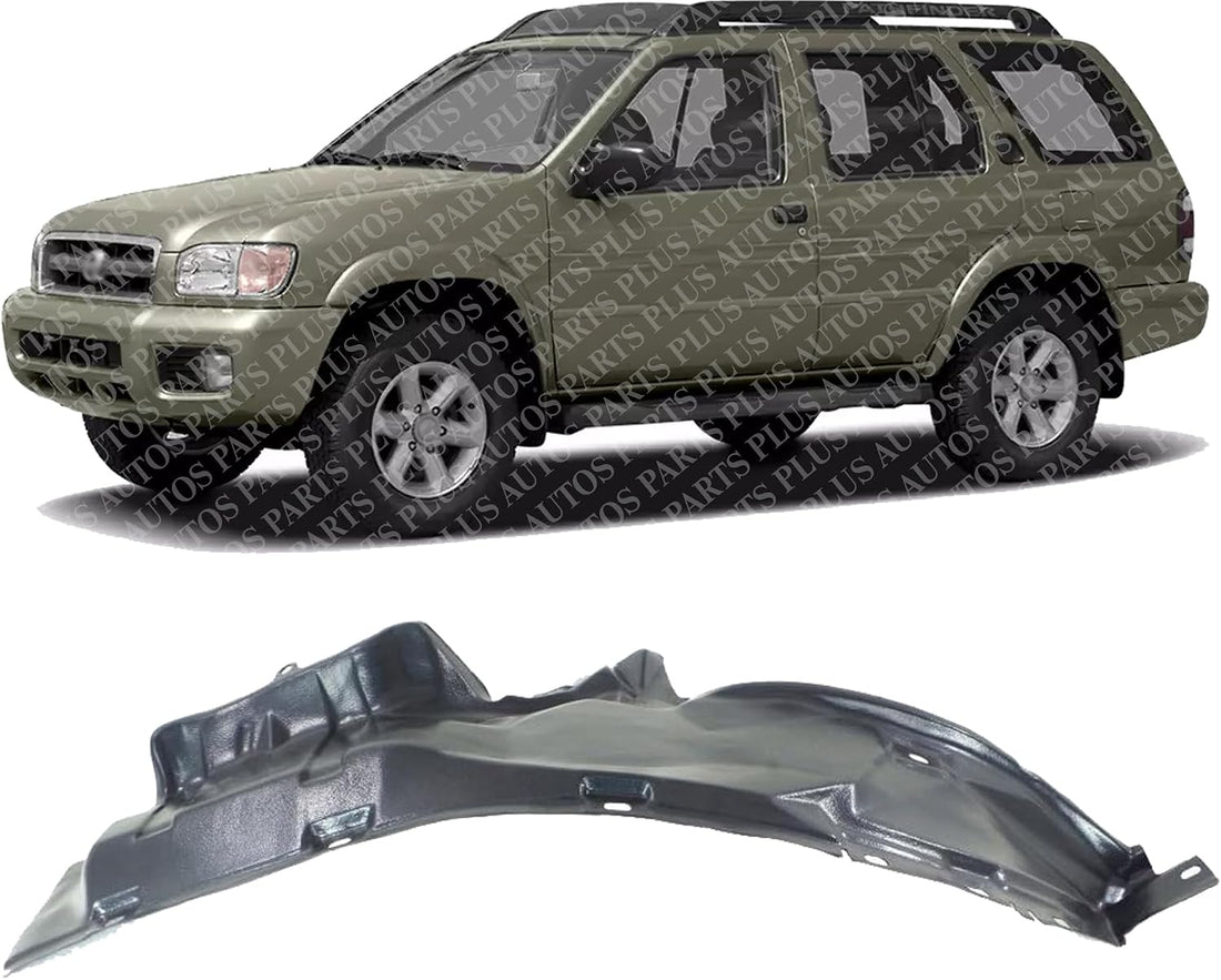 Front Fender Liner Rear Section Left Driver Side Direct Replacement Compatible With 1999-2004 Nissan Pathfinder NI1250116 638432W100