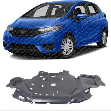 Front Engine Splash Shield Under Cover Direct Replacement Compatible with 2015-2020 Honda Fit HO1228147 HO1228148 74110T5RA00 74110T5RA10