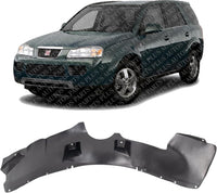 Front Fender Liner Left Driver Side Direct Replacement Compatible With 2002-2007 Saturn Vue GM1248135 15828907