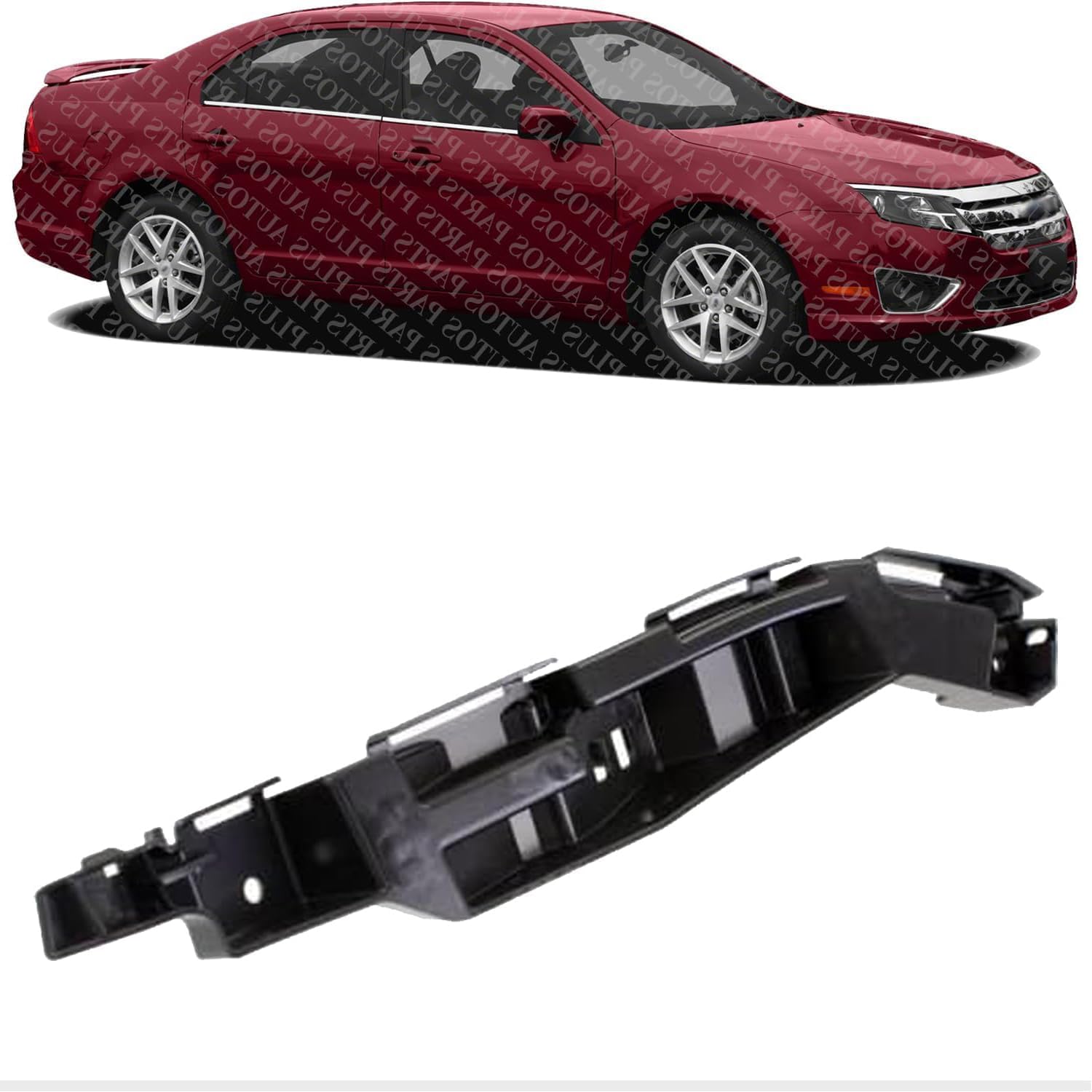Front Bumper Retainer Cover Right Passenger Side Direct Replacement Compatible With 2010-2012 Ford Fusion FO1027113 AE5Z17C947C