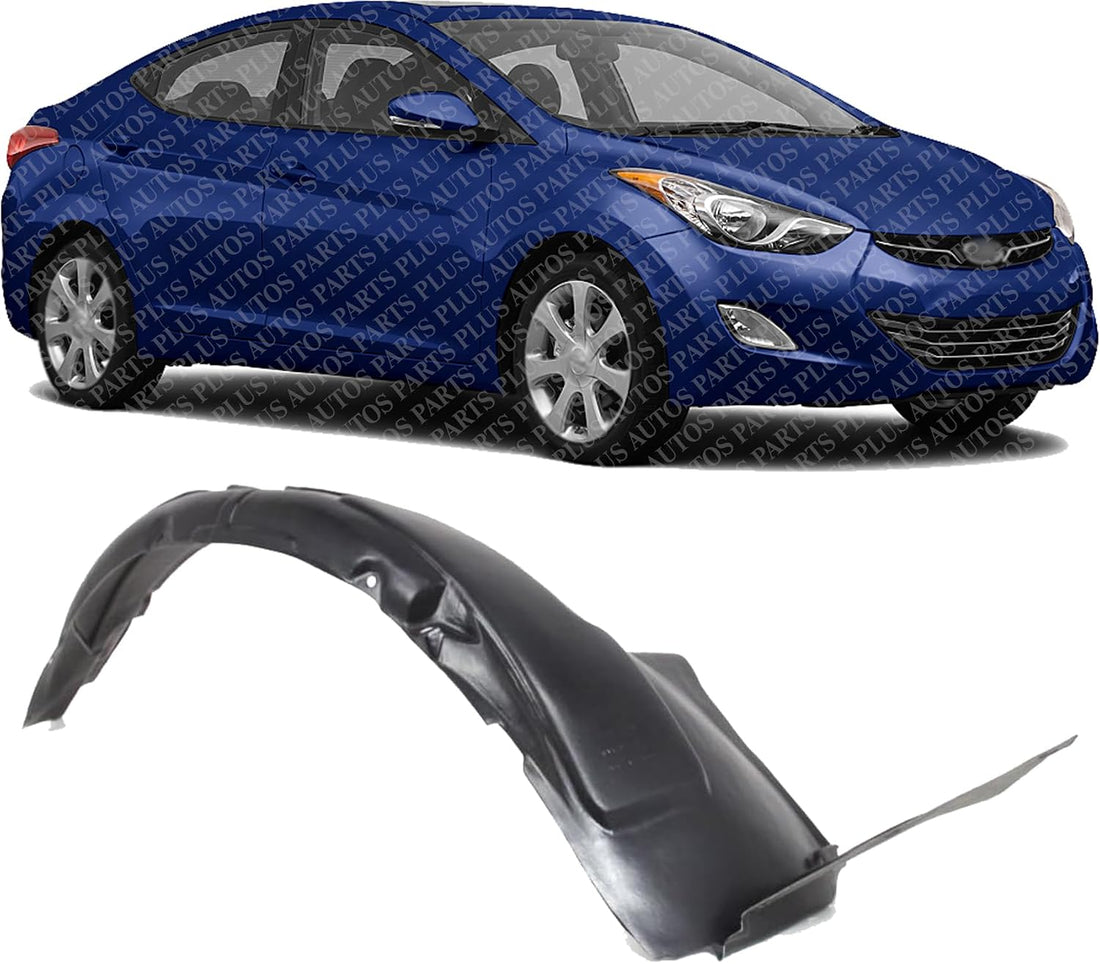 Front Fender Liner Right Passenger Side Direct Replacement Compatible With 2009-2012 Hyundai Elantra HY1249118 868122L000