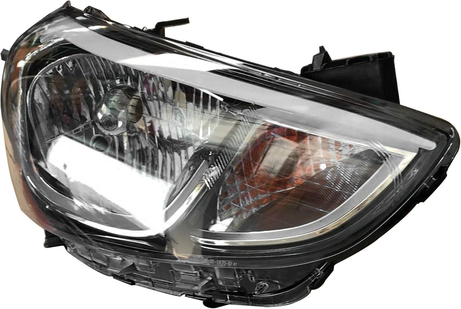 Front Head Light Assembly Right Passenger Side Direct Replacement Compatible With 2015-2017 Hyundai Accent HY2503192 921021R710