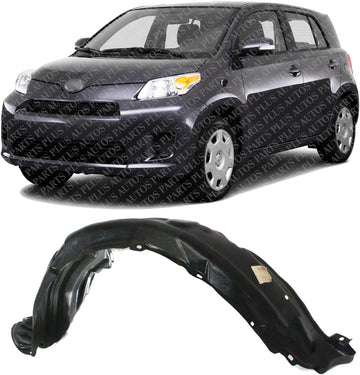 Front Section Fender Liner Left Driver Side Direct Replacement Compatible With 2003-2005 Chevrolet Cavalier GM1248119 22708175