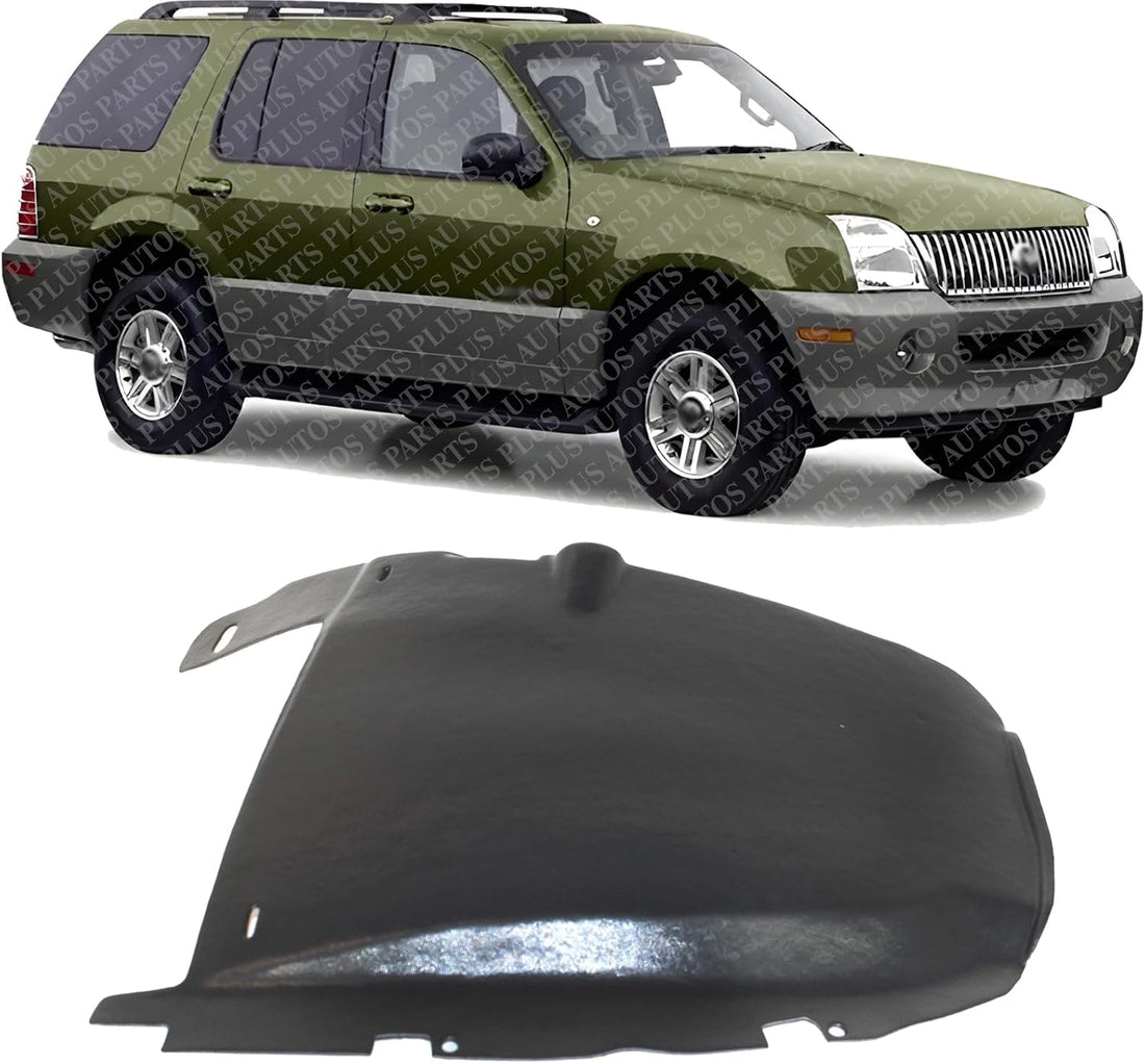 Front Section Fender Liner Right Passenger Side Direct Replacement Compatible With 2002-2005 Ford Explorer/Mercury Mountaineer FO1249117 4L2Z16D072BA 1L2Z16D072BA